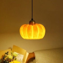 Suspension citrouille à une tête, plafonnier rétro japonais