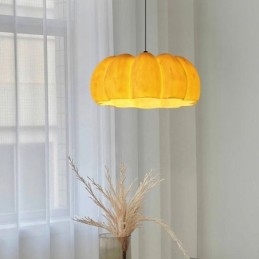 Suspension citrouille à une tête, plafonnier rétro japonais