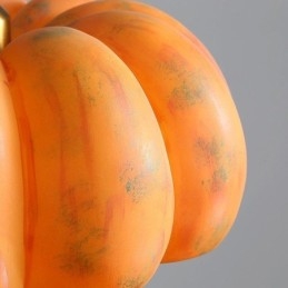 Suspension citrouille à une tête, plafonnier rétro japonais