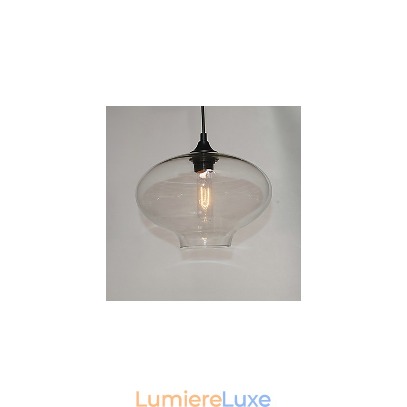 Suspension design Bubble 1 lumière minimaliste en fer peint