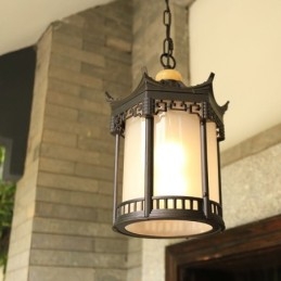 Suspension d'extérieur chinoise étanche hexagonale pour gazebo