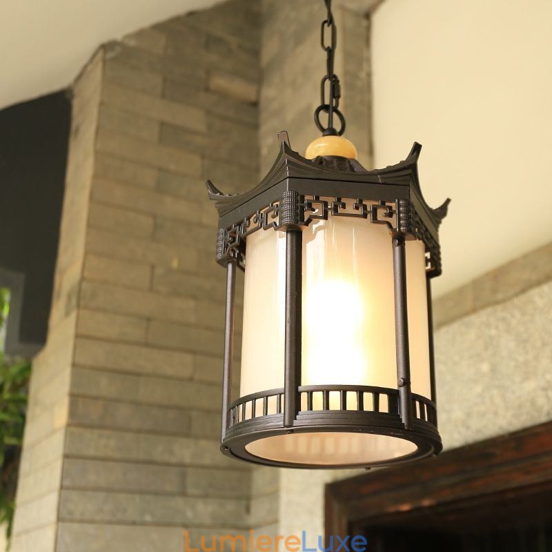 Suspension d'extérieur chinoise étanche hexagonale pour gazebo
