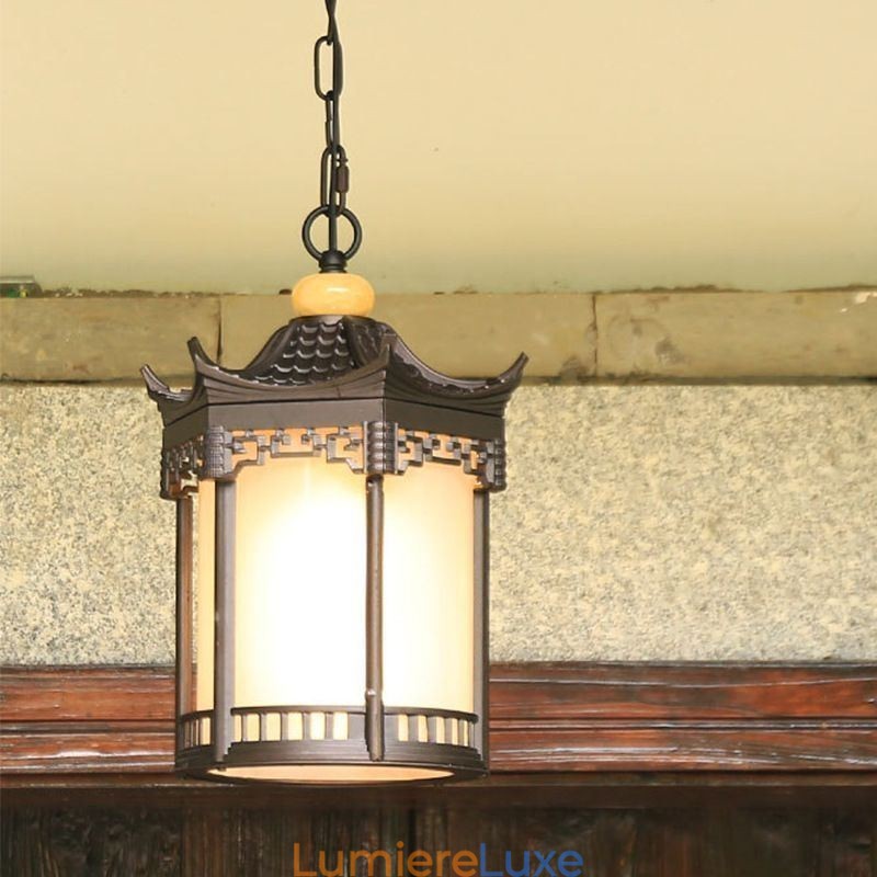 Suspension d'extérieur chinoise étanche hexagonale pour gazebo