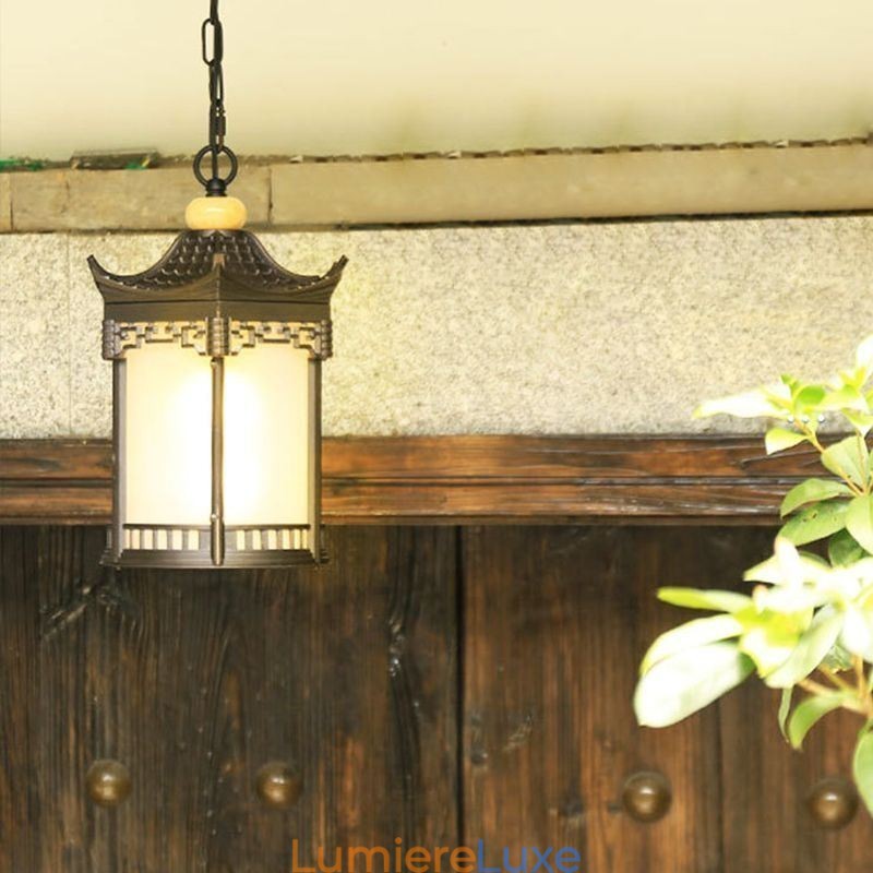 Suspension d'extérieur chinoise étanche hexagonale pour gazebo