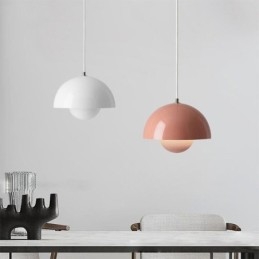 Lampe suspendue moderne en forme de macaron, luminaire décoratif