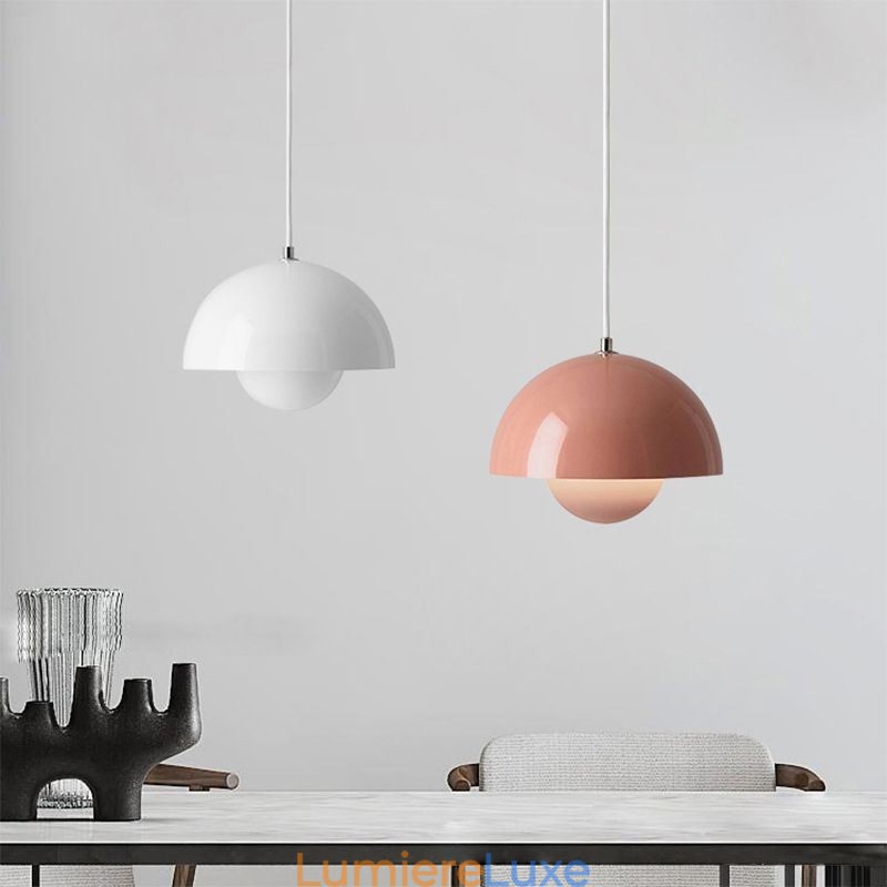 Lampe suspendue moderne en forme de macaron, luminaire décoratif