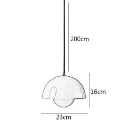 Lampe suspendue moderne en forme de macaron, luminaire décoratif