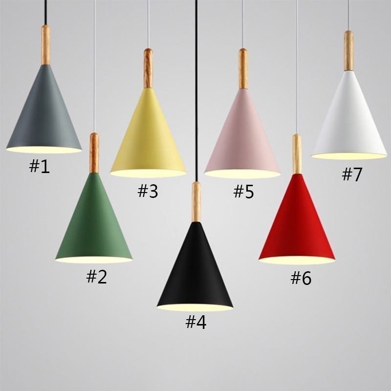 Suspension Nordic Macaron à tête unique