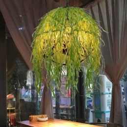 Lustre décoratif de style industriel moderne pour plantes