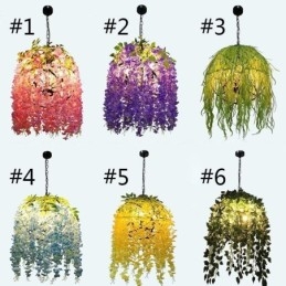 Lustre décoratif de style industriel moderne pour plantes