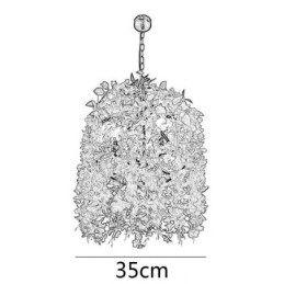 Lustre décoratif de style industriel moderne pour plantes