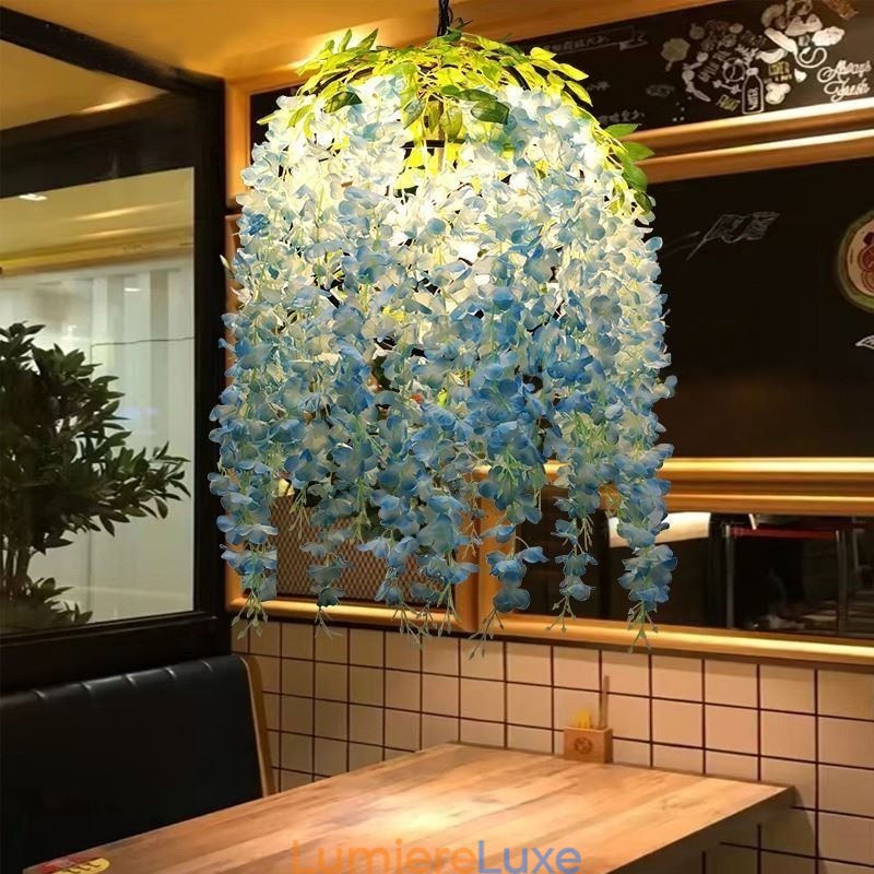 Lustre décoratif de style industriel moderne pour plantes