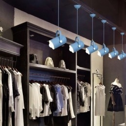 Lampe suspendue nordique colorée Macaron à tête unique