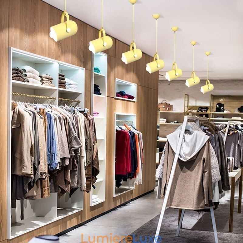 Lampe suspendue nordique colorée Macaron à tête unique