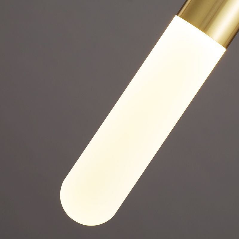 Suspension moderne givrée et brossée