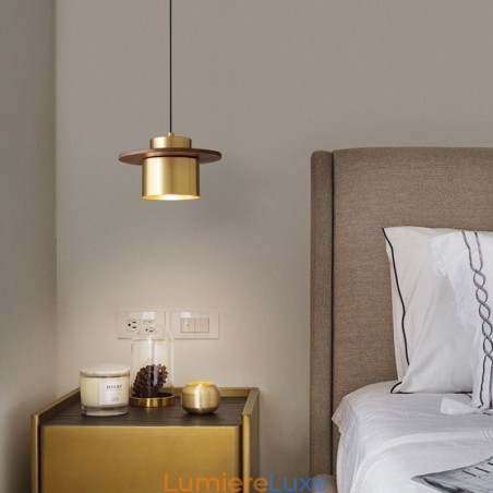 Suspension moderne à une lumière en laiton pour îlot Suspension moderne à une lumière en laiton pour îlot