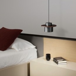 Suspension moderne à une lumière en laiton pour îlot