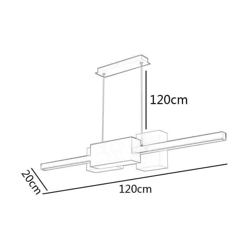Suspension minimaliste à bande, suspension moderne et créative