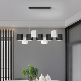 Lampe suspendue hexagonale moderne et créative