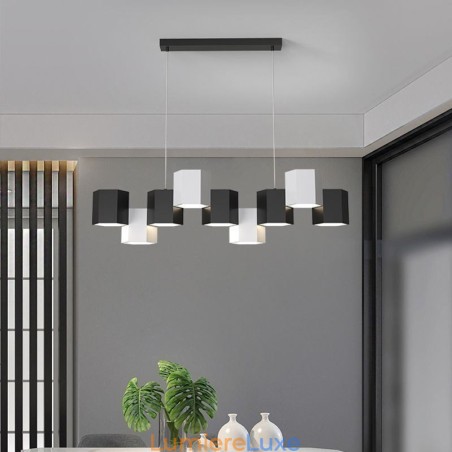 Lampe suspendue hexagonale moderne et créative Lampe suspendue hexagonale moderne et créative