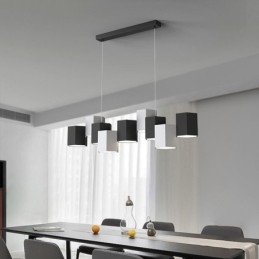 Lampe suspendue hexagonale moderne et créative