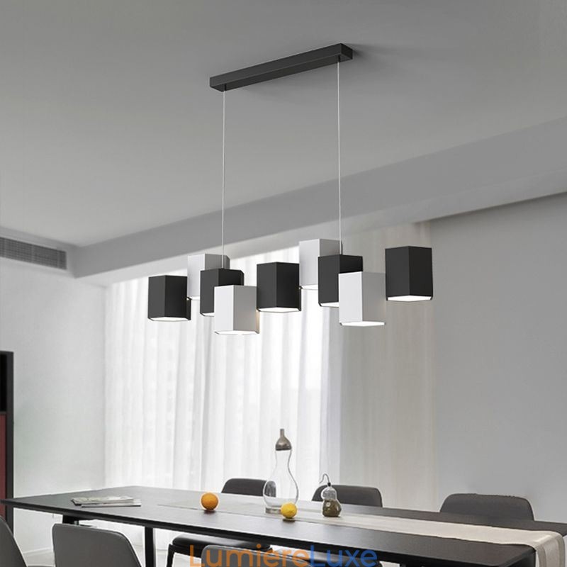 Lampe suspendue hexagonale moderne et créative
