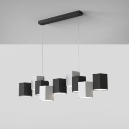 Lampe suspendue hexagonale moderne et créative