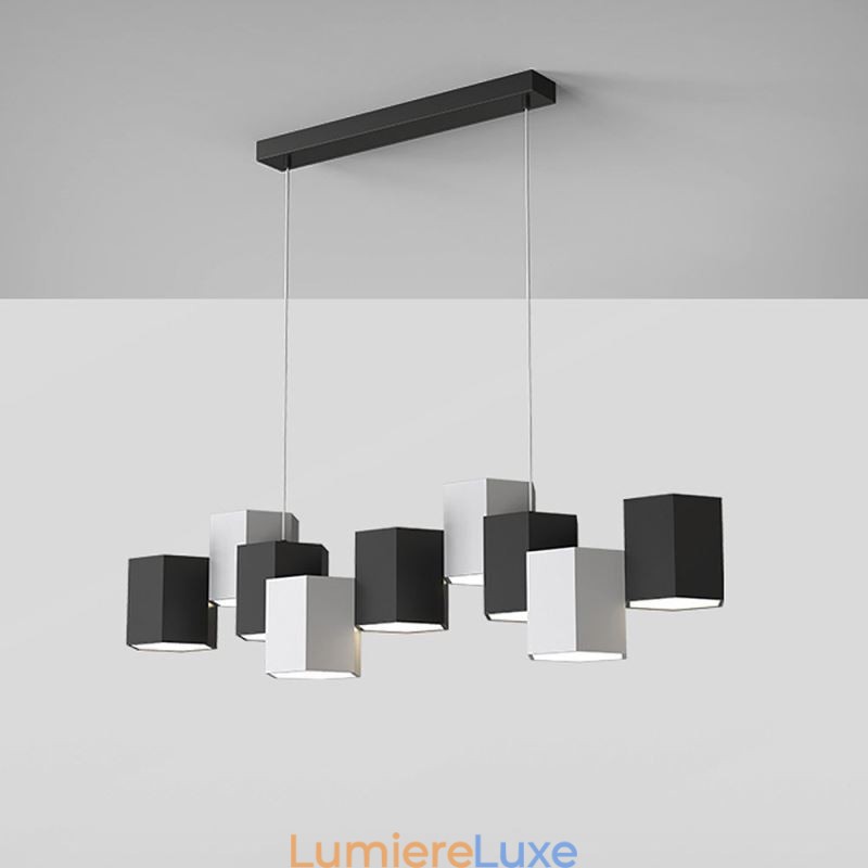 Lampe suspendue hexagonale moderne et créative