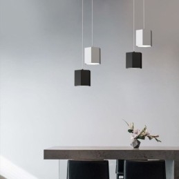 Lampe suspendue hexagonale moderne et simple