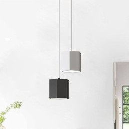 Lampe suspendue hexagonale moderne et simple