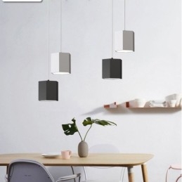 Lampe suspendue hexagonale moderne et simple