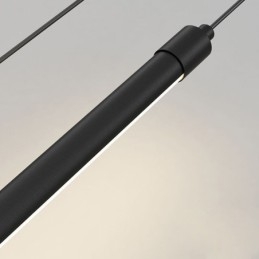 Lampe suspendue nordique à long tube pour îlot