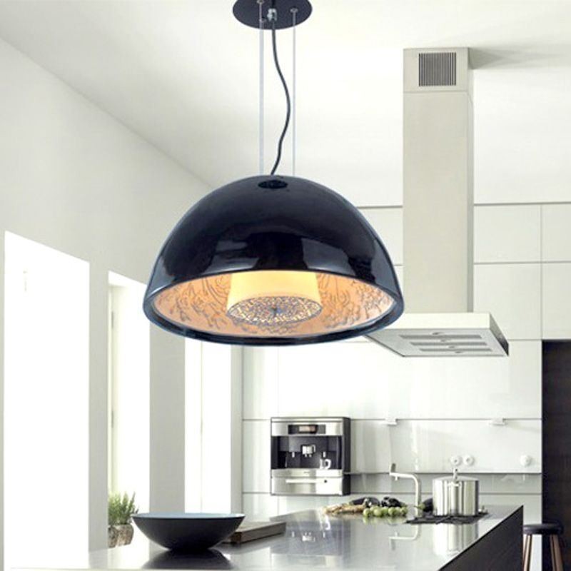 Lampes suspendues en demi-cercle Lampe suspendue minimaliste nordique Café