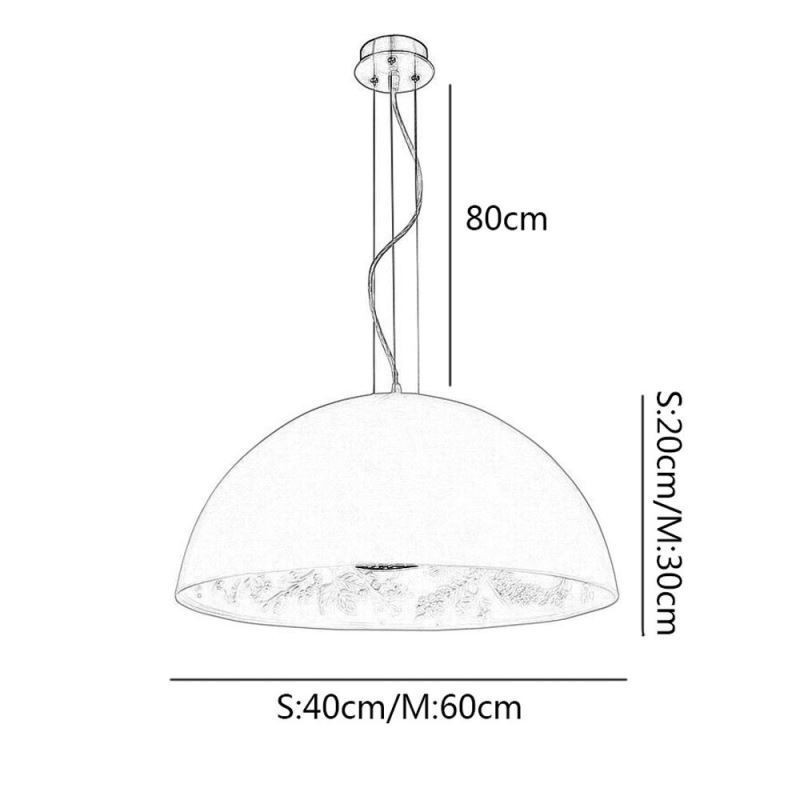 Lampes suspendues en demi-cercle Lampe suspendue minimaliste nordique Café