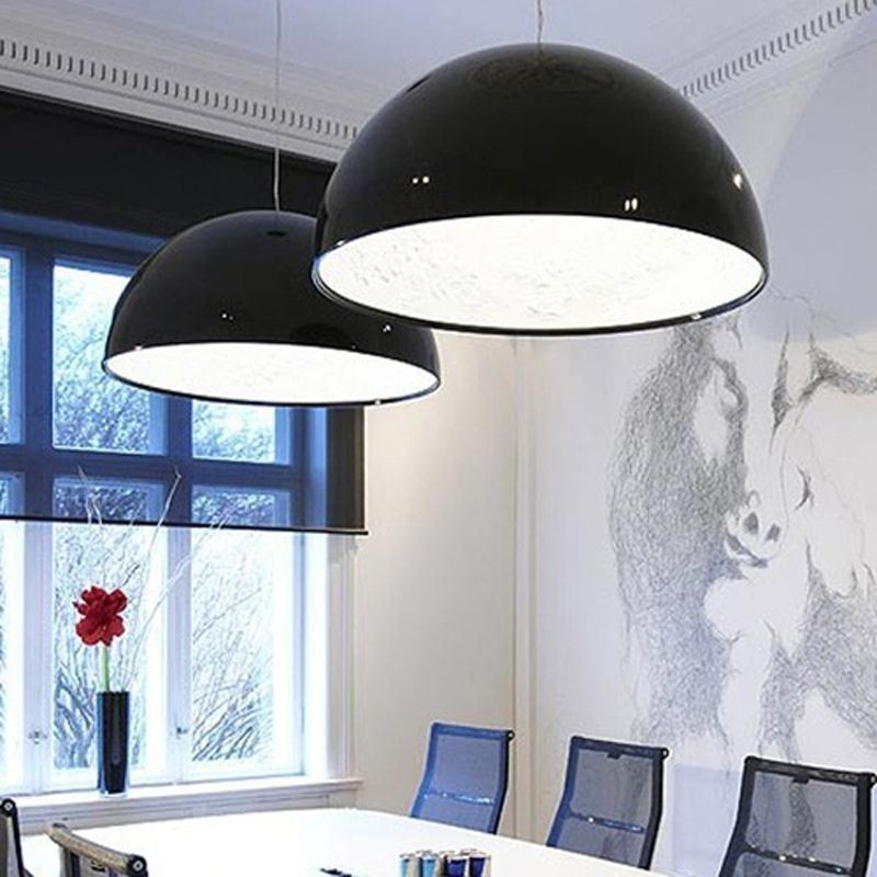 Lampes suspendues en demi-cercle Lampe suspendue minimaliste nordique Café