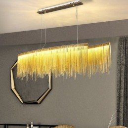 Lampe suspendue moderne à pampilles créatives pour café