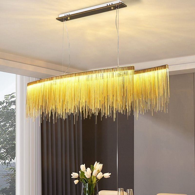 Lampe suspendue moderne à pampilles créatives pour café