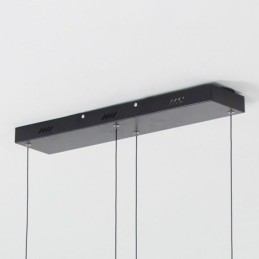 Lustre suspendu moderne en acrylique noir