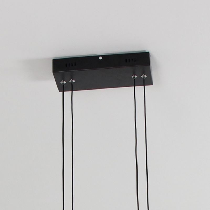 Lustre suspendu moderne en acrylique noir