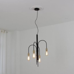 Lustre en fer moderne Suspension en fer simple