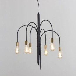 Lustre en fer moderne Suspension en fer simple