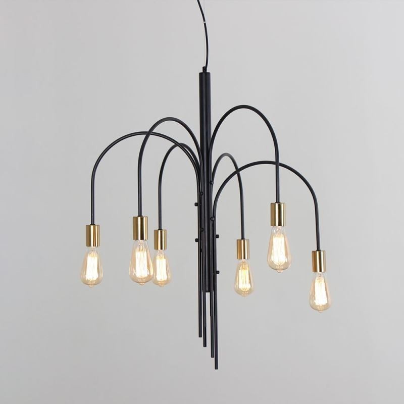 Lustre en fer moderne Suspension en fer simple