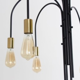 Lustre en fer moderne Suspension en fer simple