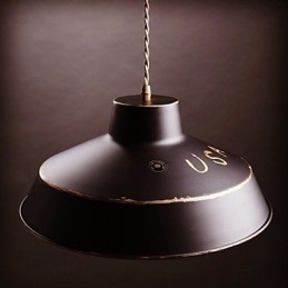Lustre en métal peint moderne, contemporain, traditionnel, classique, rétro, style campagnard
