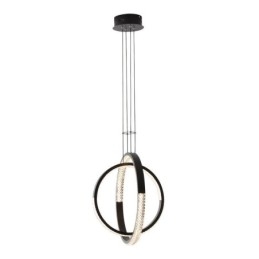 Lustre moderne à 2 anneaux pour salle à manger