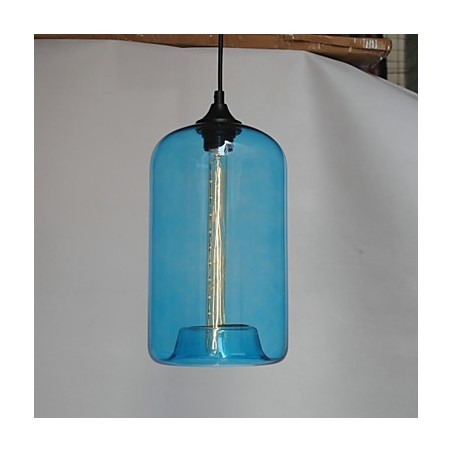 Suspension design bouteille 1 lumière peinture minimaliste en fer Suspension design bouteille 1 lumière peinture minimaliste en fer