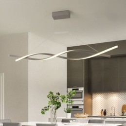 Lampe suspendue moderne Twist Design Lampe suspendue Salle à manger