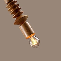 Lustre Mini Style Traditionnel Classique Bois Bambou