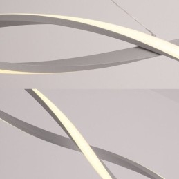 Lampe suspendue moderne Twist Design Lampe suspendue Salle à manger