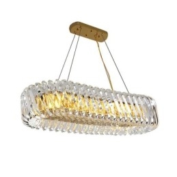 Lustre suspendu de luxe en verre de style européen